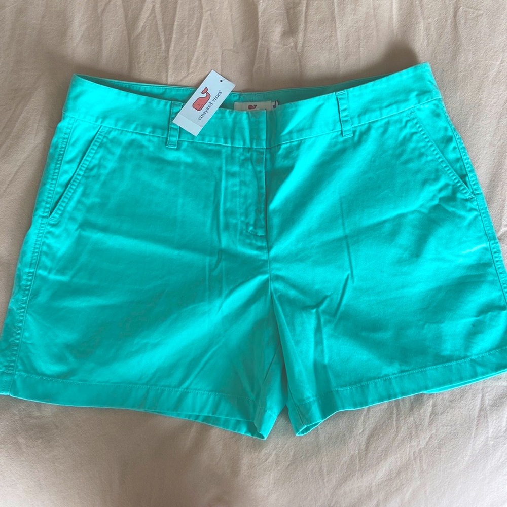 NWT Vineyard Vines Turquoise Shorts Size 16